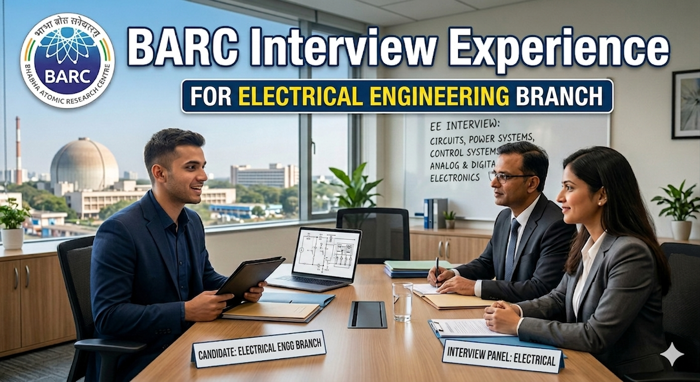 BARC Interview Experience for Electrical Engineering (2025) – Real Questions, Strategy & Selection Guide