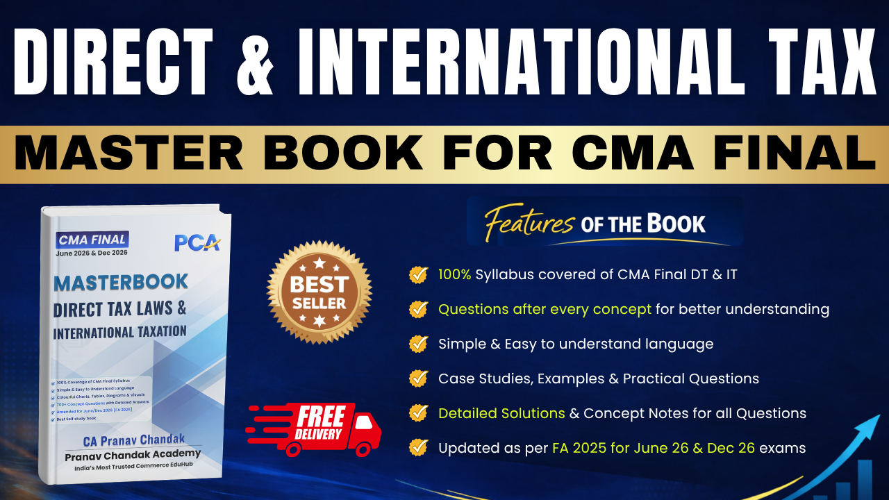 DT & International Taxation Master Book | CMA Final CA Pranav Chandak 