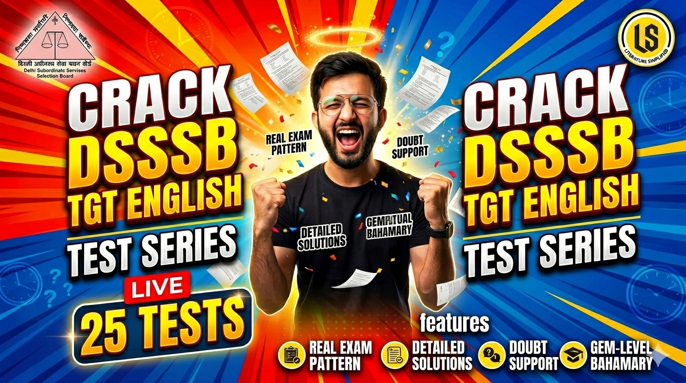 DSSSB TGT ENGLISH  (2026)