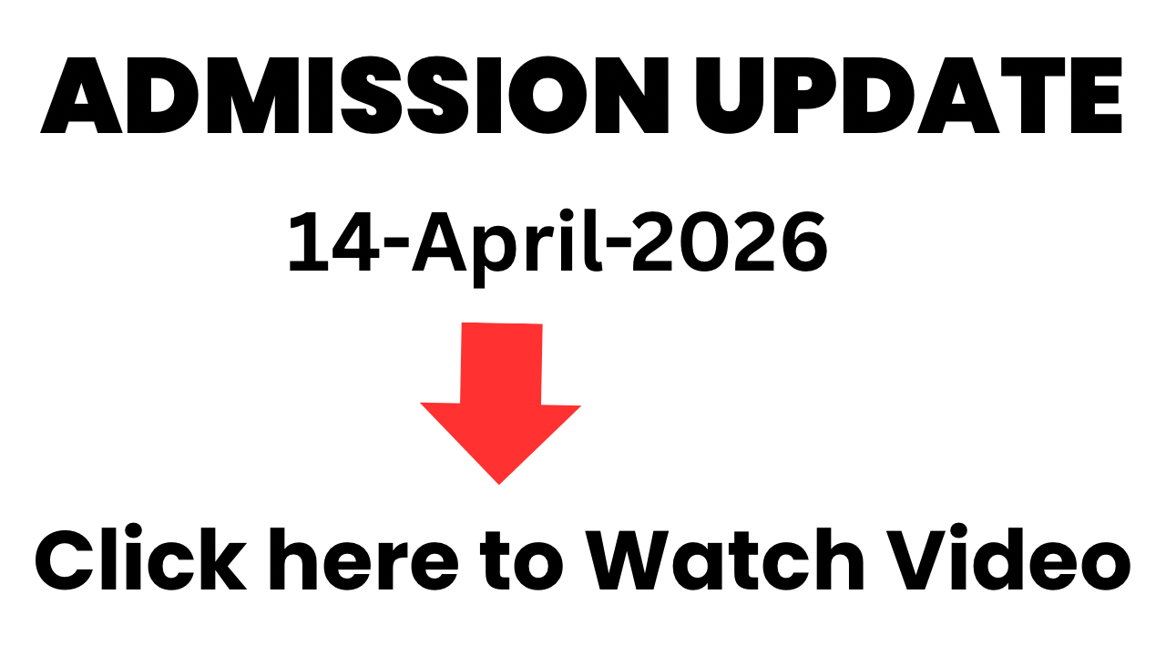 Admission Update Related to Fees and Courses