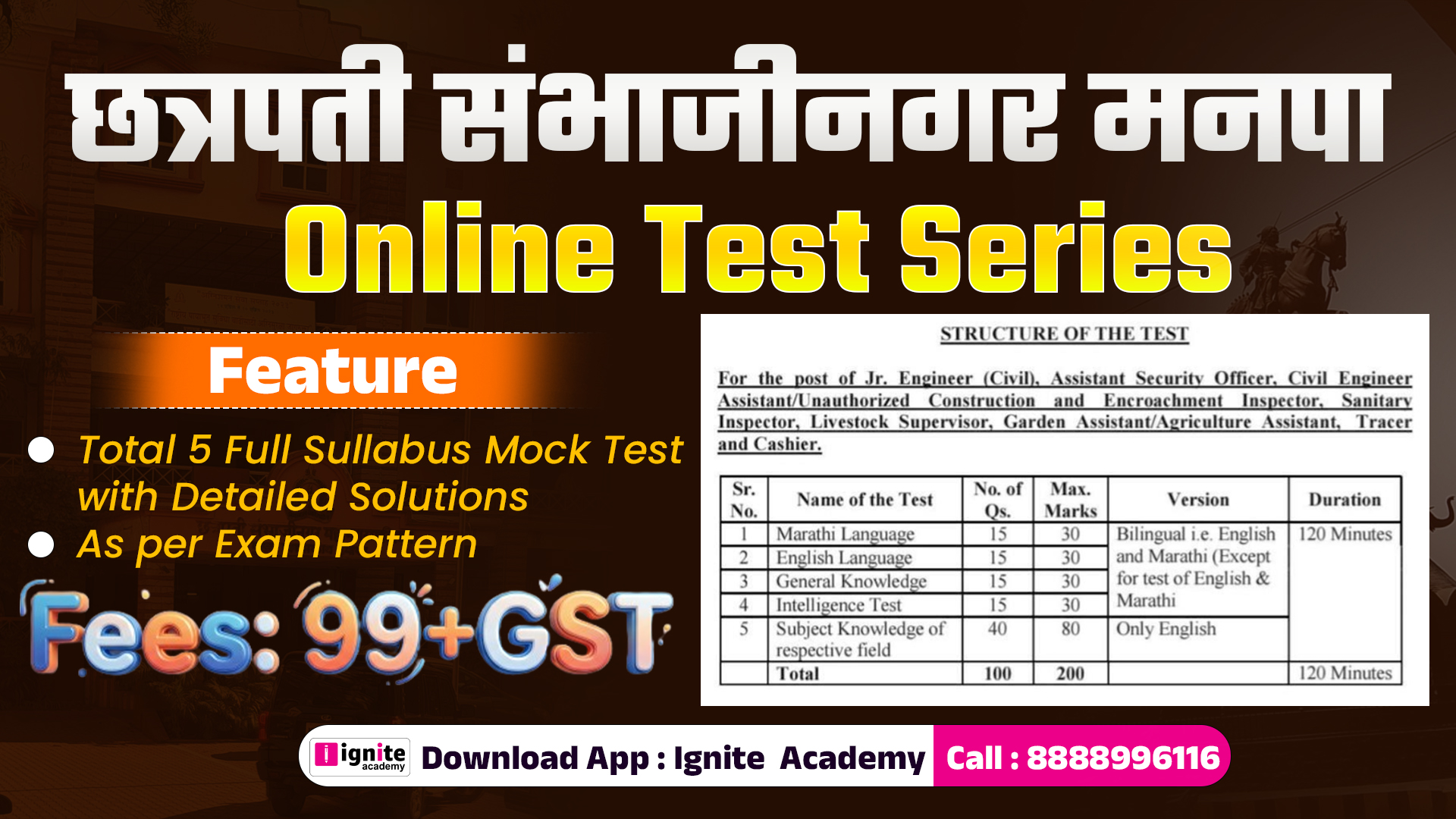 Chhatrapati Sambhajinagar MANPA Online Test Series