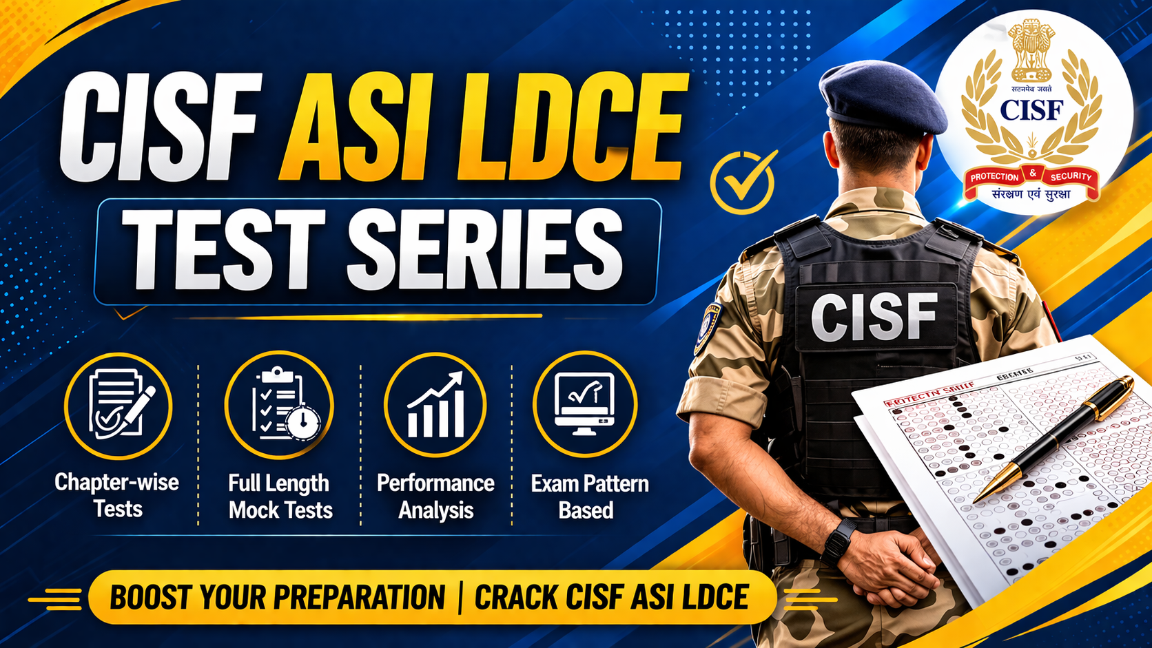 CISF ASI LDCE TEST SERIES