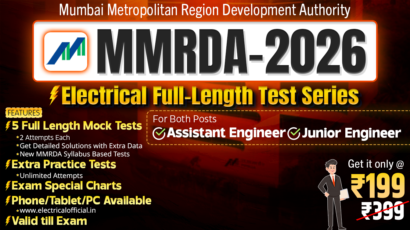 MMRDA AE/JE Electrical 2026 FULL LENGTH TEST SERIES