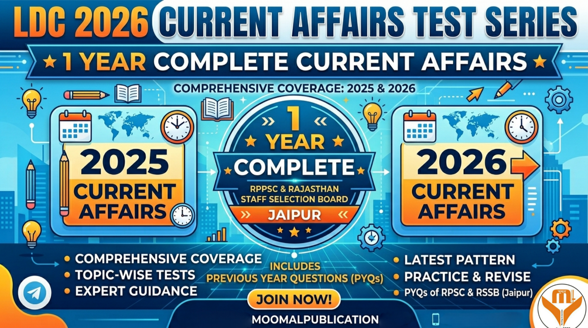 RSSB LDC Moomal Current Affairs Test Series 2026