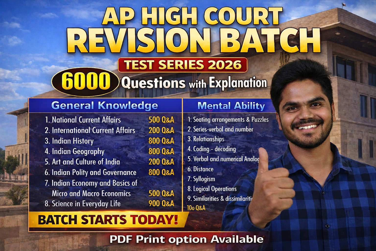AP HIGH COURT JOBS TEST SERIES 2026