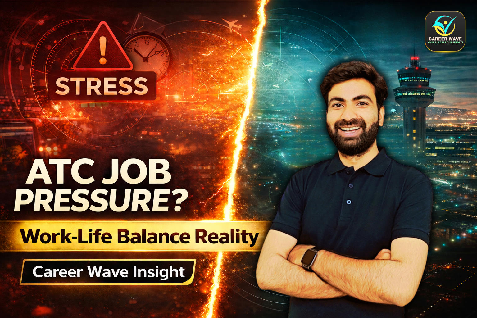ATC Job Pressure & Work-Life Balance: Reality, Challenges & Career Guide by Career Wave