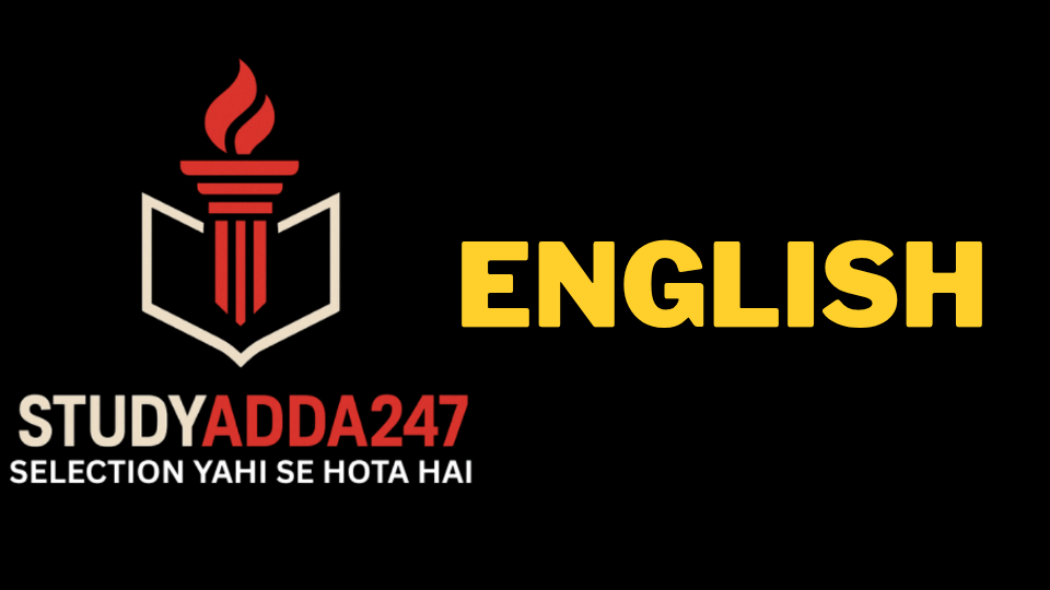 English Topic Wise Test