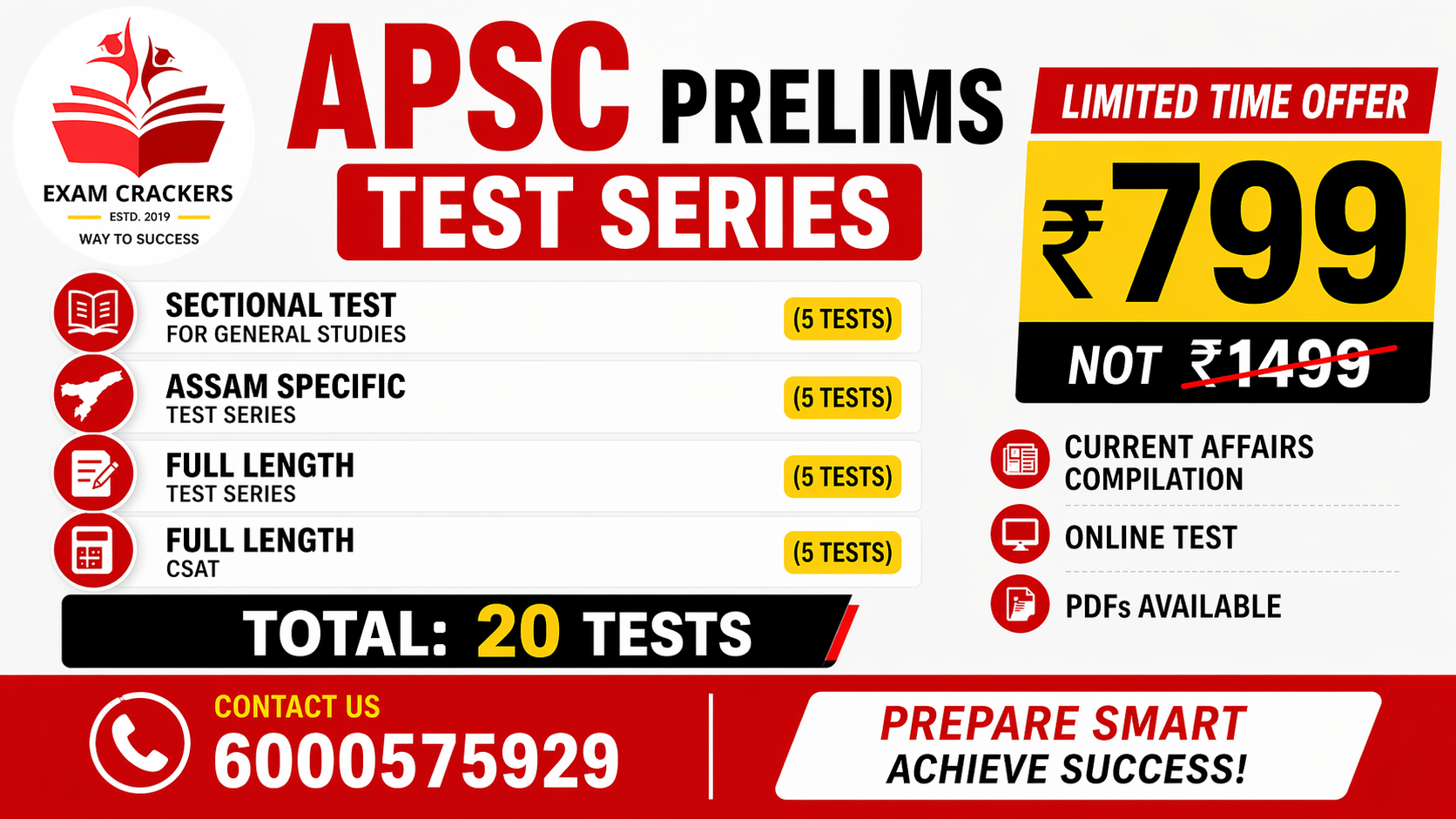 APSC PRELIMS TEST SERIES