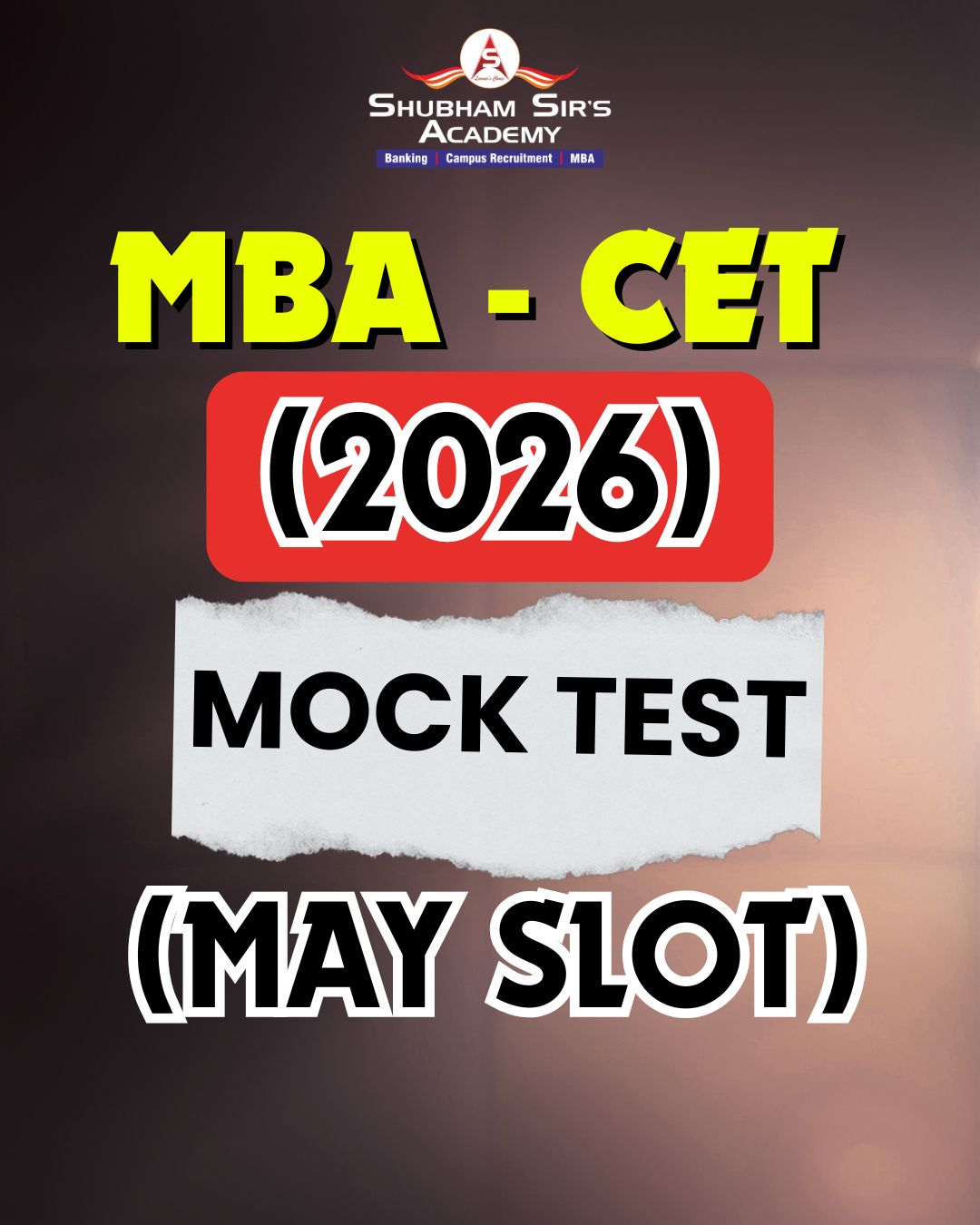 MBA - CET (2026) _ May Slot