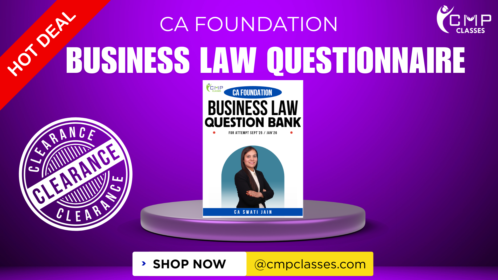 STOCK CLEARANCE SALE - CA Foundation Business Law Questionnaire 