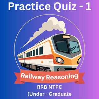 RRB NTPC Reasoning Quiz - 1