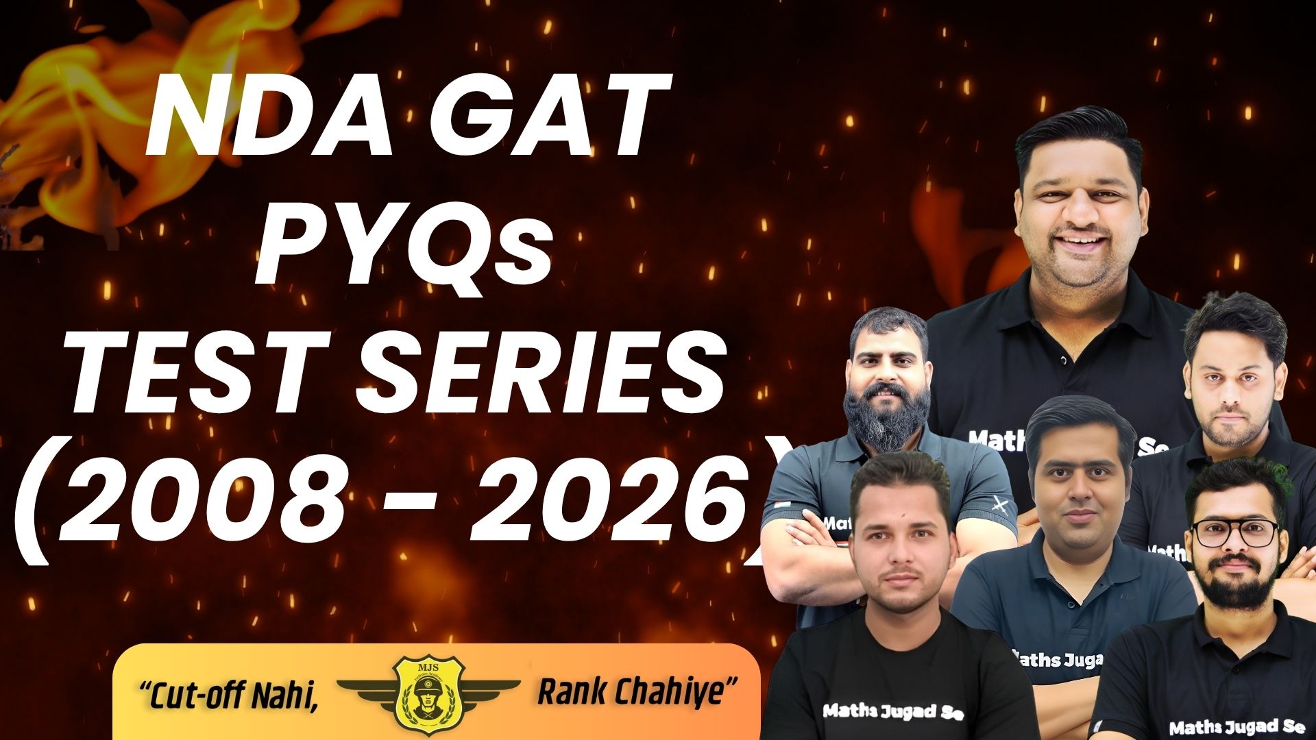 NDA General Ability Test (GAT) PYQs (2008 - 25) Test Series!