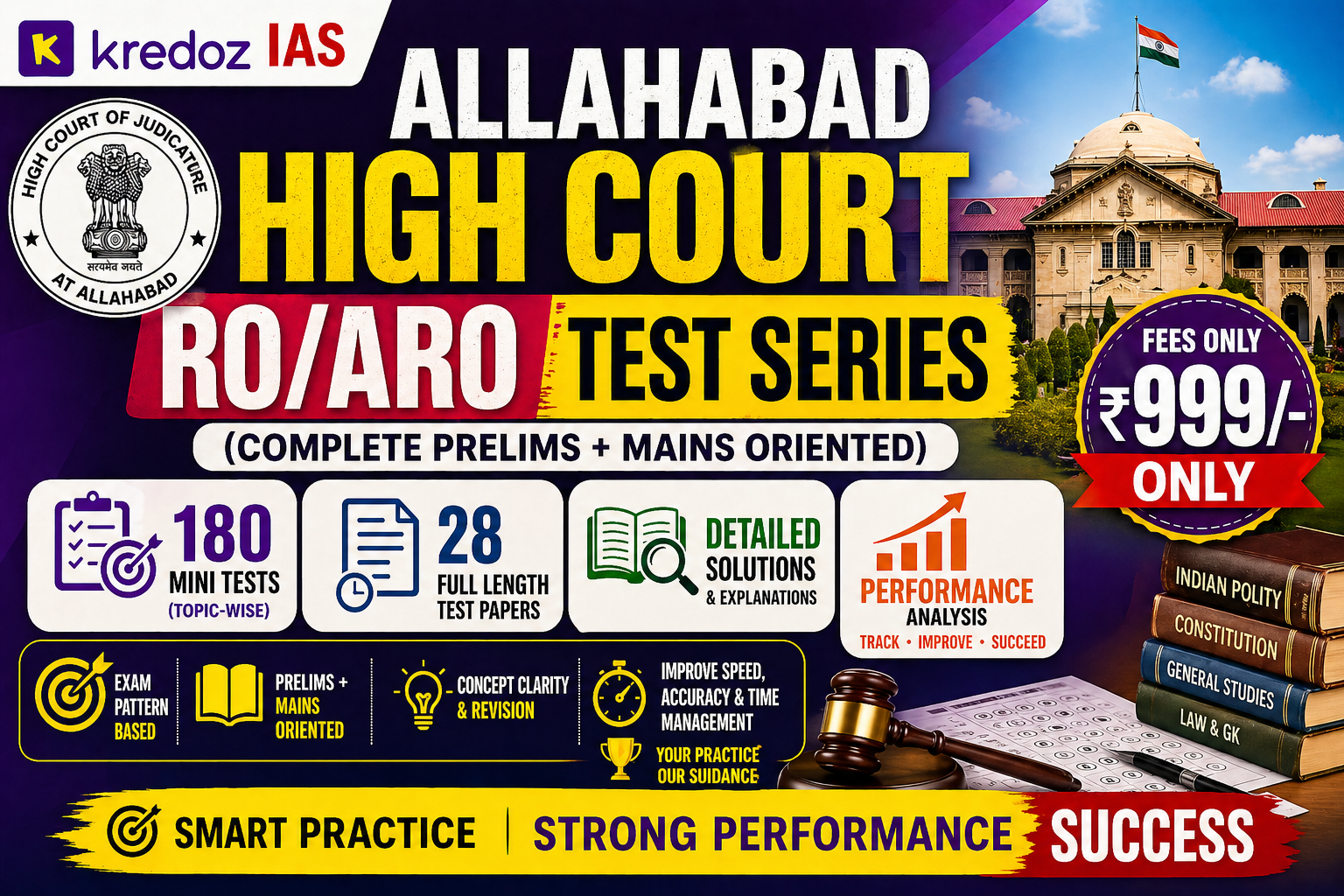 Allahabad High Court RO/ARO Test Series 2026