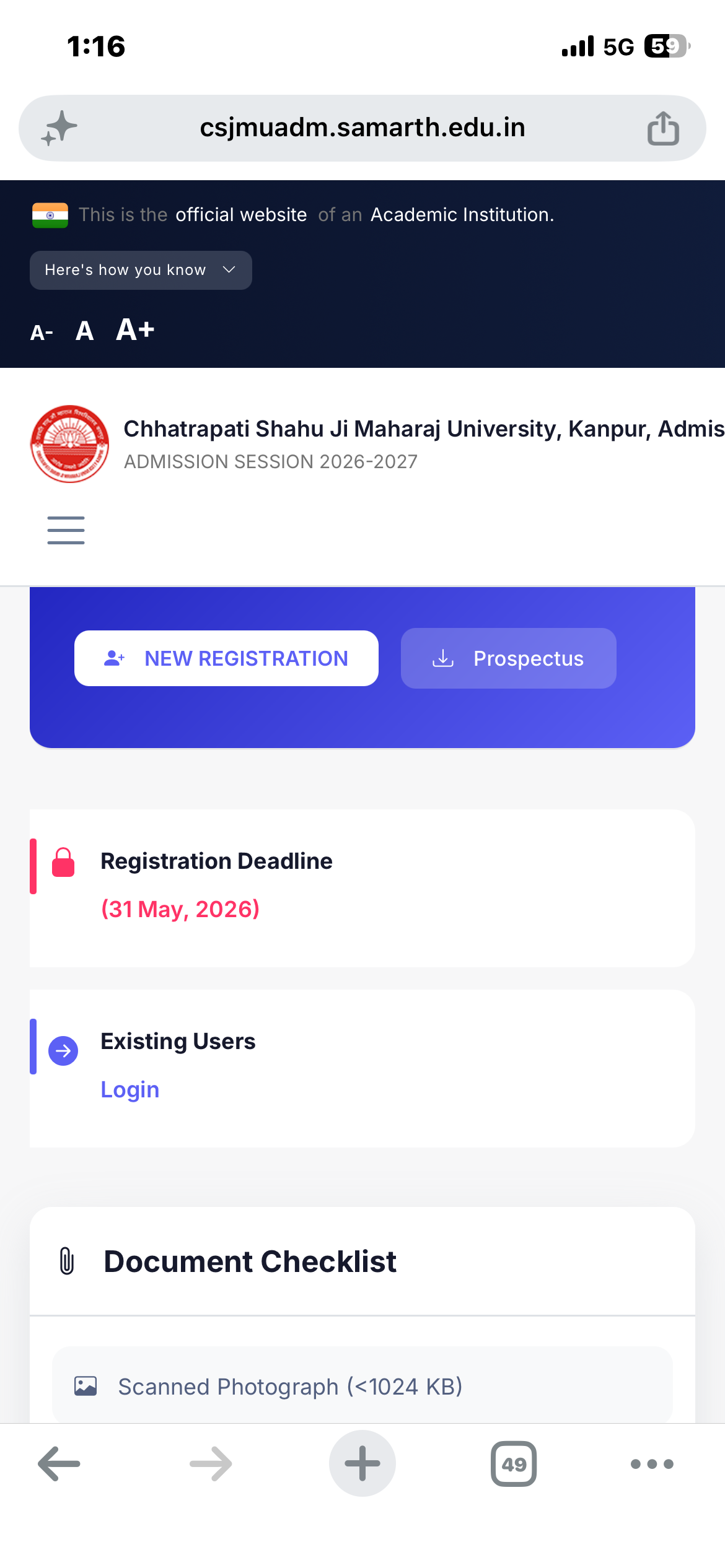 Registration Date Extended to 31 May 2026