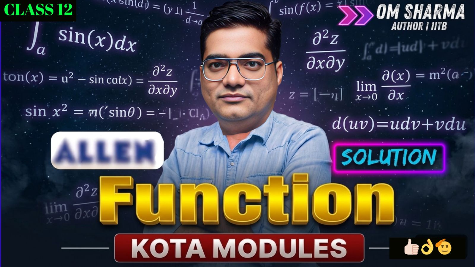 12th Function & Graph Kota Module with video Solution by OM Sir