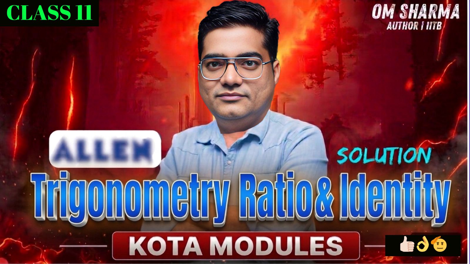 11th Trigonometric Ratios & Identity Kota Module  with video Solution by OM Sir