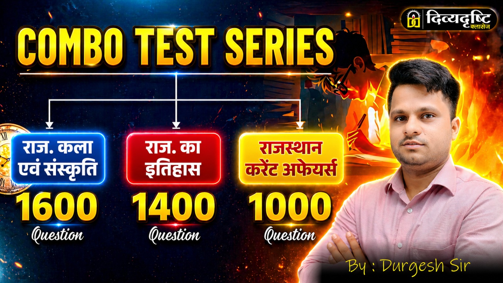 Combo Test Series (Raj. Current + Art & Culture + History)
