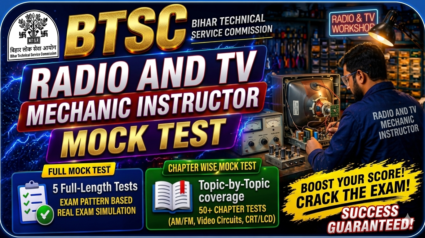 BTSC Radio & TV Mechanic Instructor Mock Test
