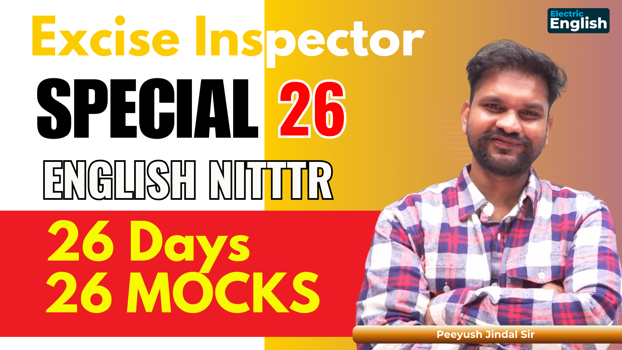 SPECIAL 26 NITTTR EXCISE INSPECTOR