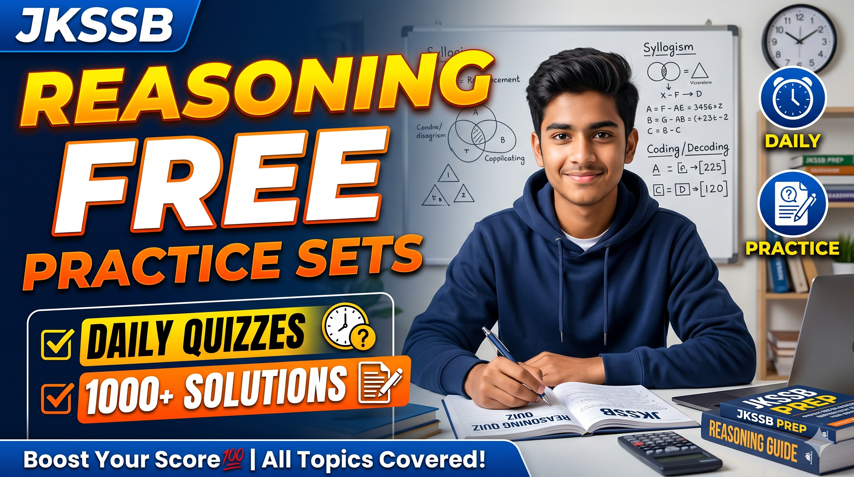 JKSSB Reasoning Free Practice Sets & Daily Quizzes 2026: Smart Strategy to Score High