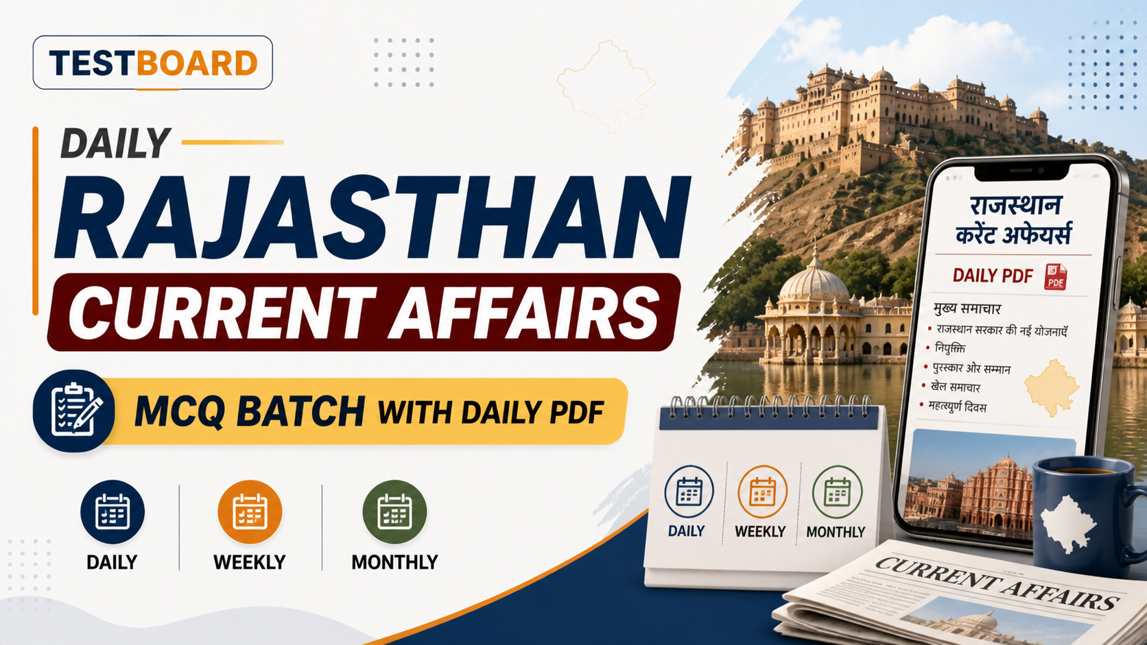 Daily Rajasthan Current Affairs MCQ Batch