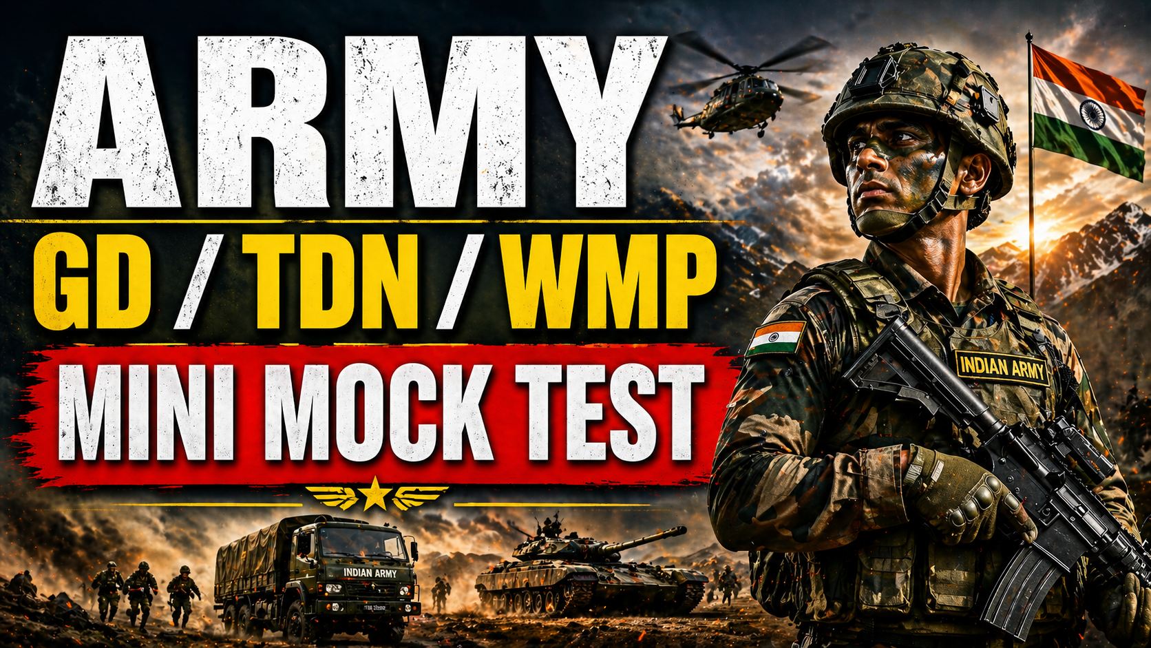 Army GD/TDN/WMP Mini Mock Test -2026