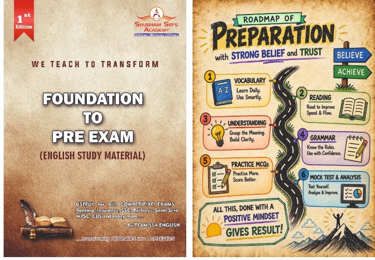 ENGLISH STUDY MATERIAL (FOUNDATION TO PRE EXAM)