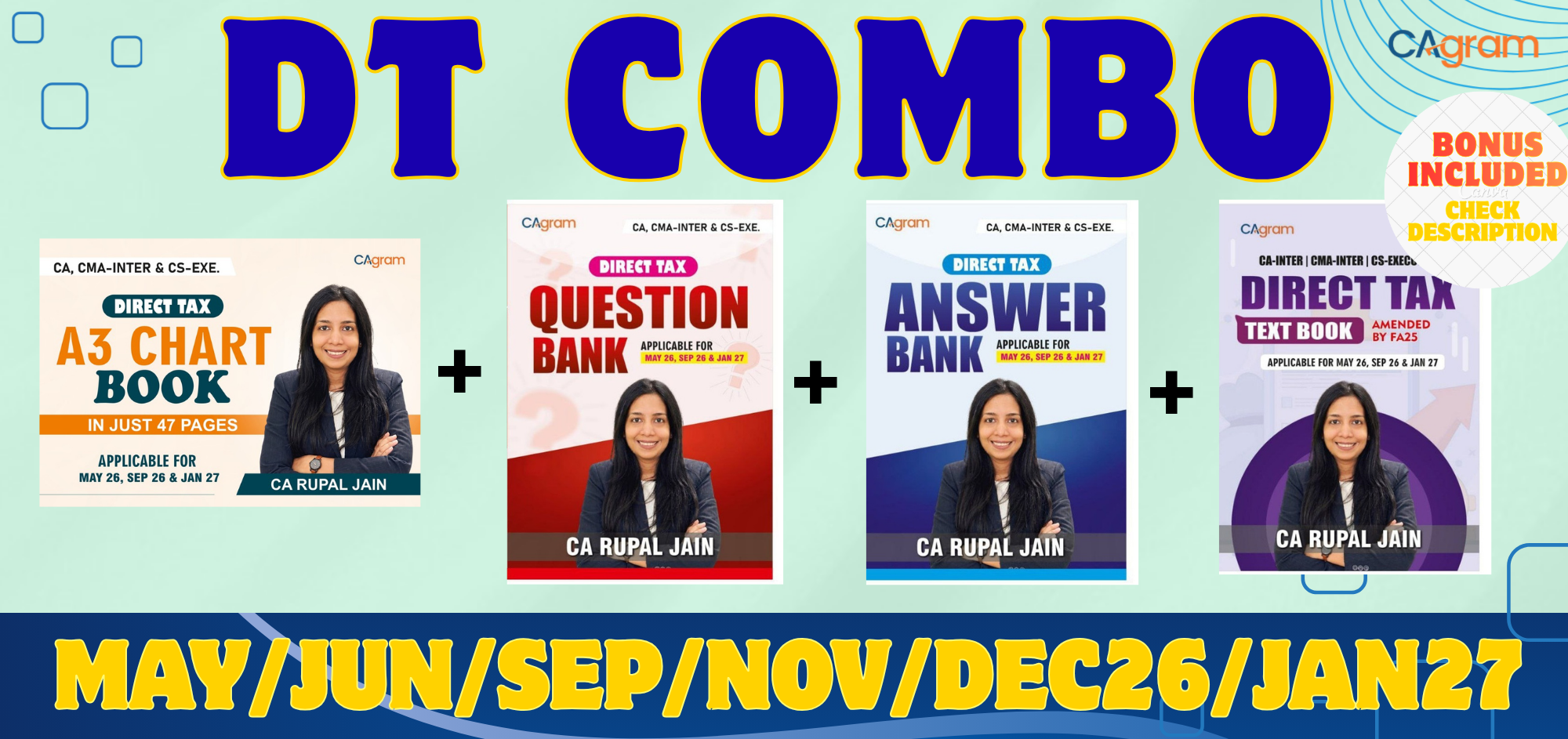 Direct Tax 360° Preparation System Complete Direct Tax Preparation || Combo for CA Inter, CMA Inter & CS Executive  Applicable for: May 2026 | June 2026 | September 2026 | December 2026 | January 2027 Attempts
