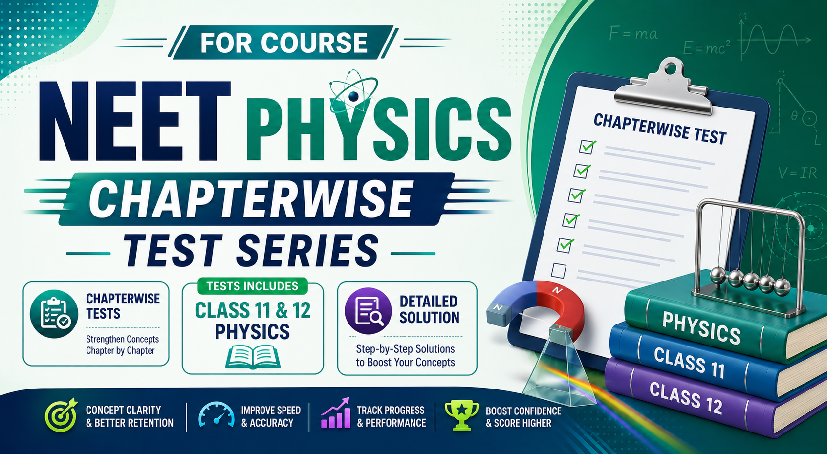 NEET Physics Chapter wise Test Series - Abhyas 6.0
