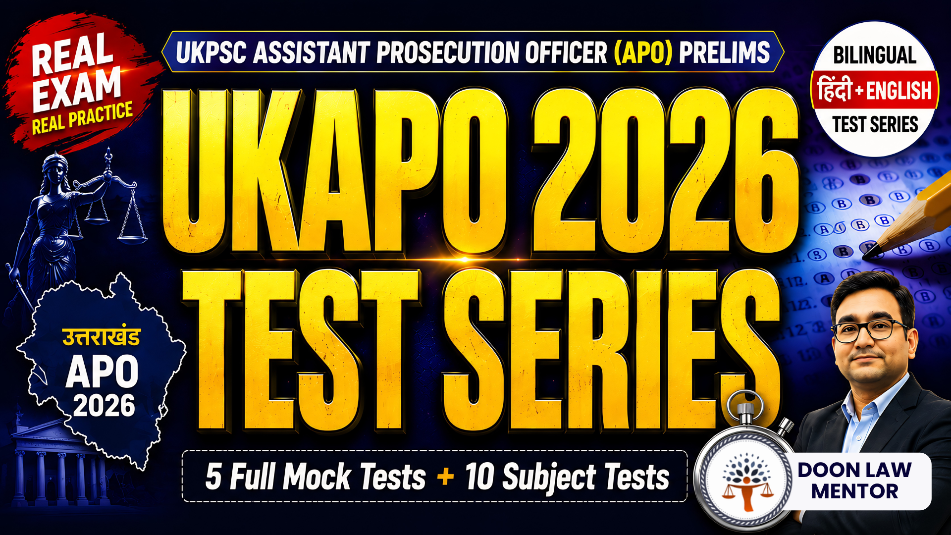 Uttarakhand APO Test Series – Bilingual