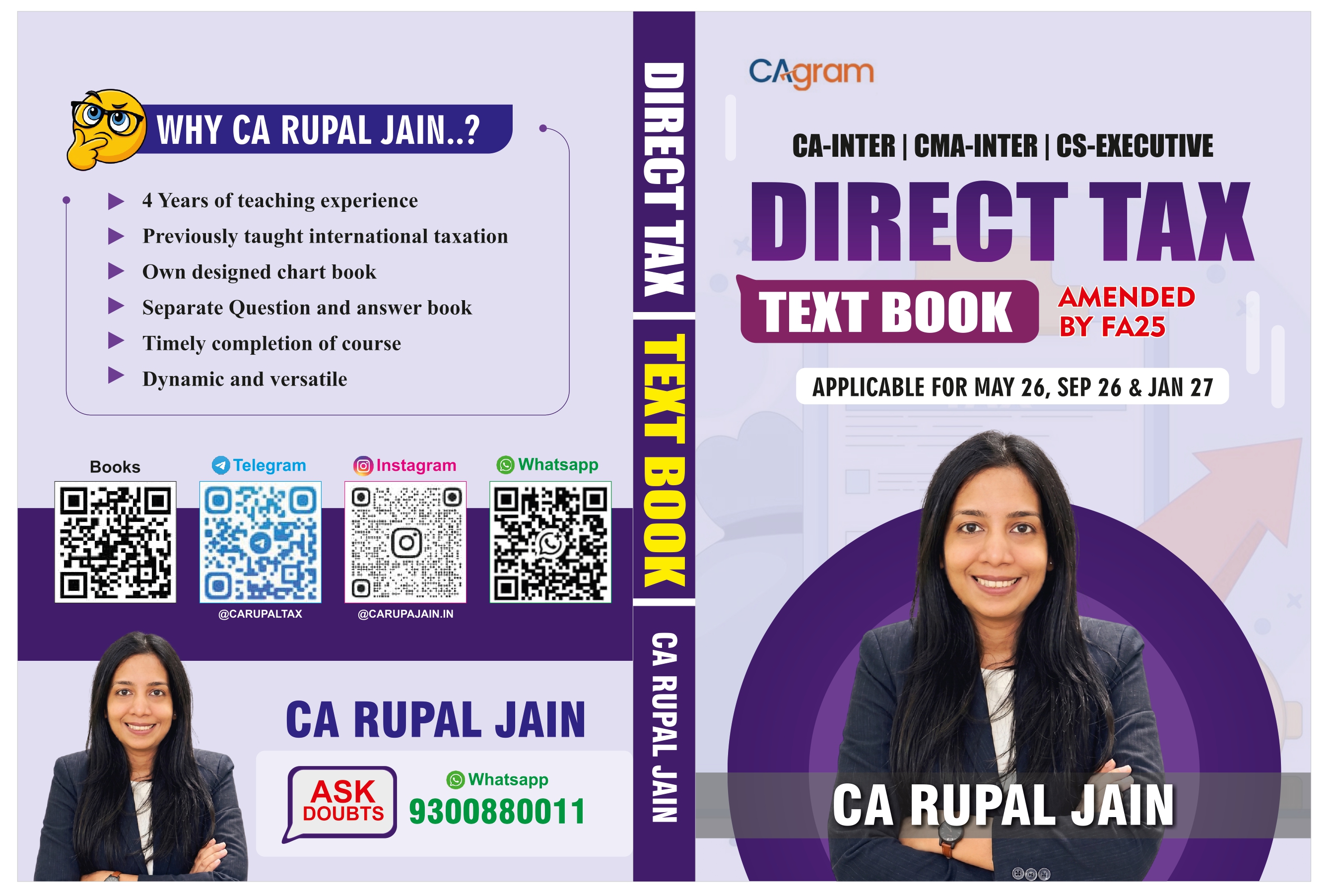 Text Book for May 26 and onwards attempt/ For CA,CS,CMA Intermediate