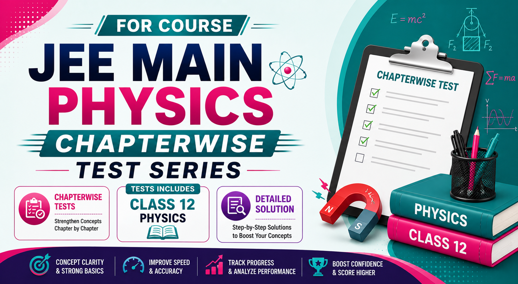 JEE Main 2027 -12th Physics Chapter wise  Test Series Abhyas 6.0