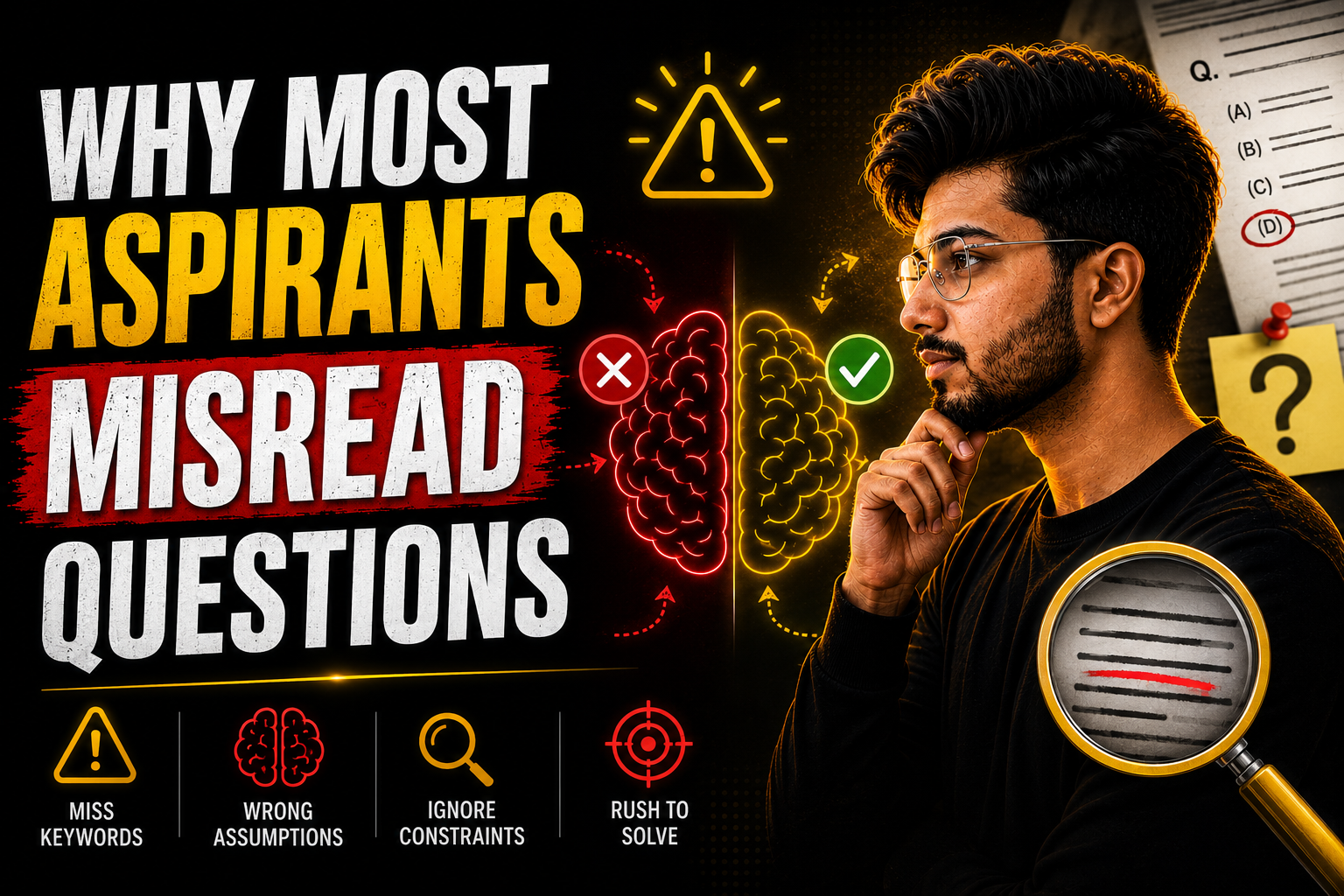 Why Most Aspirants Misread Questions