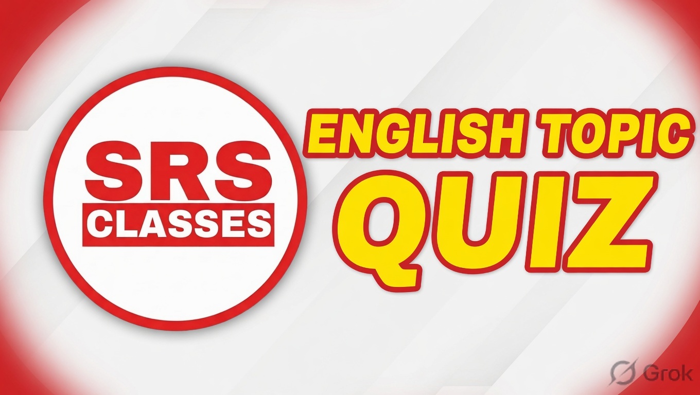 ENGLISH TOPIC QUIZ