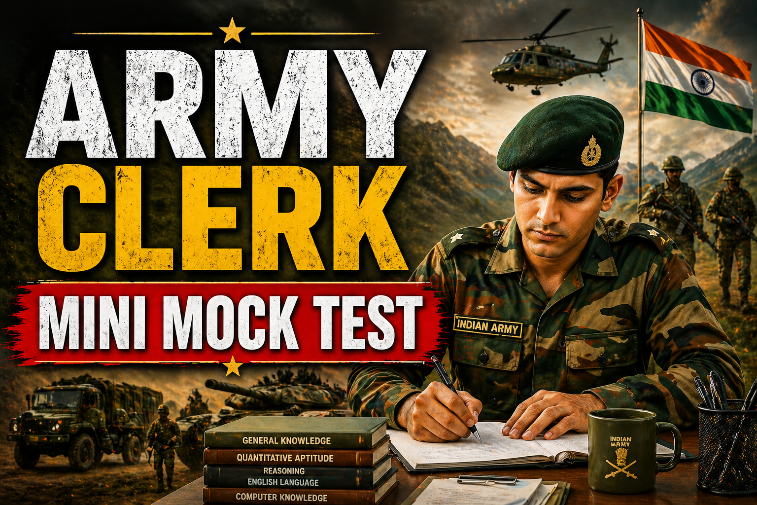 Army Clerk Mini Mock Test - 2026