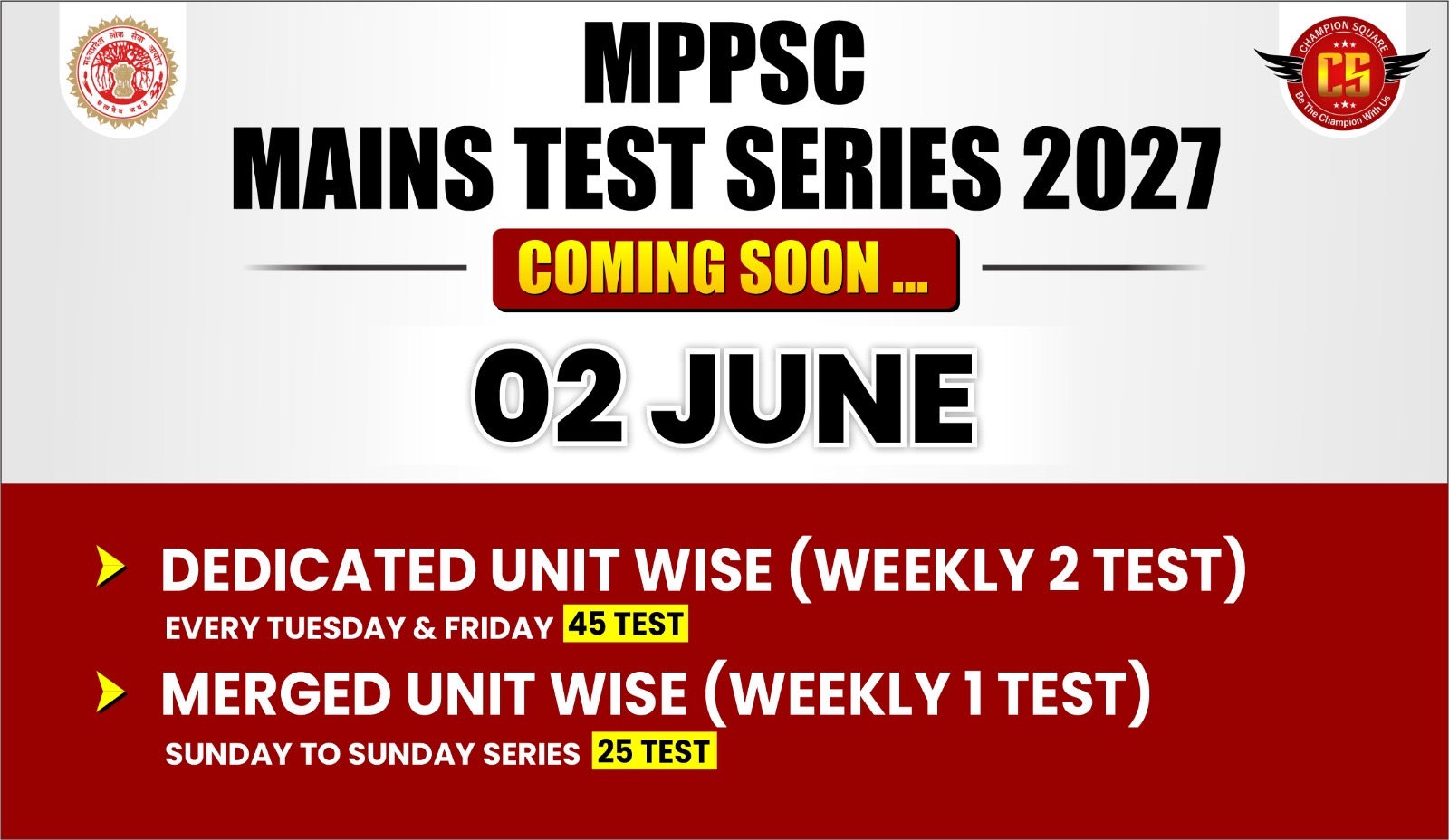 MPPSC MAINS TEST SERIES 2027 New Online Test Series (46 Tests) – MP MTS2702