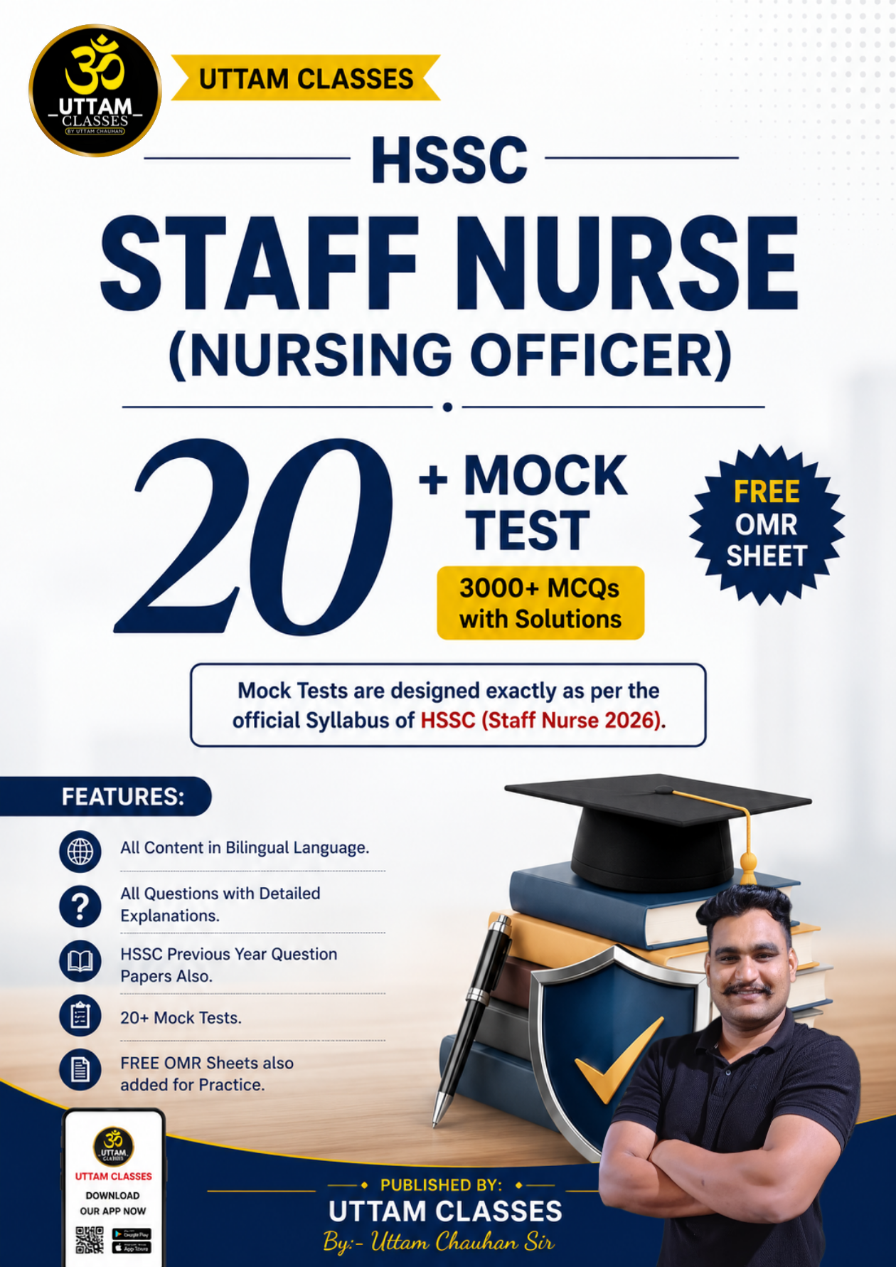 STAFF NURSE 20+ MOCK TEST BOOK