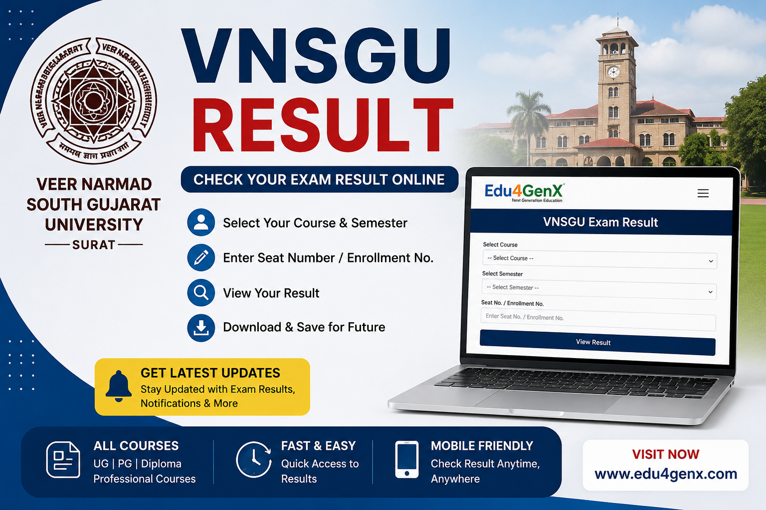 VNSGU RESULT 