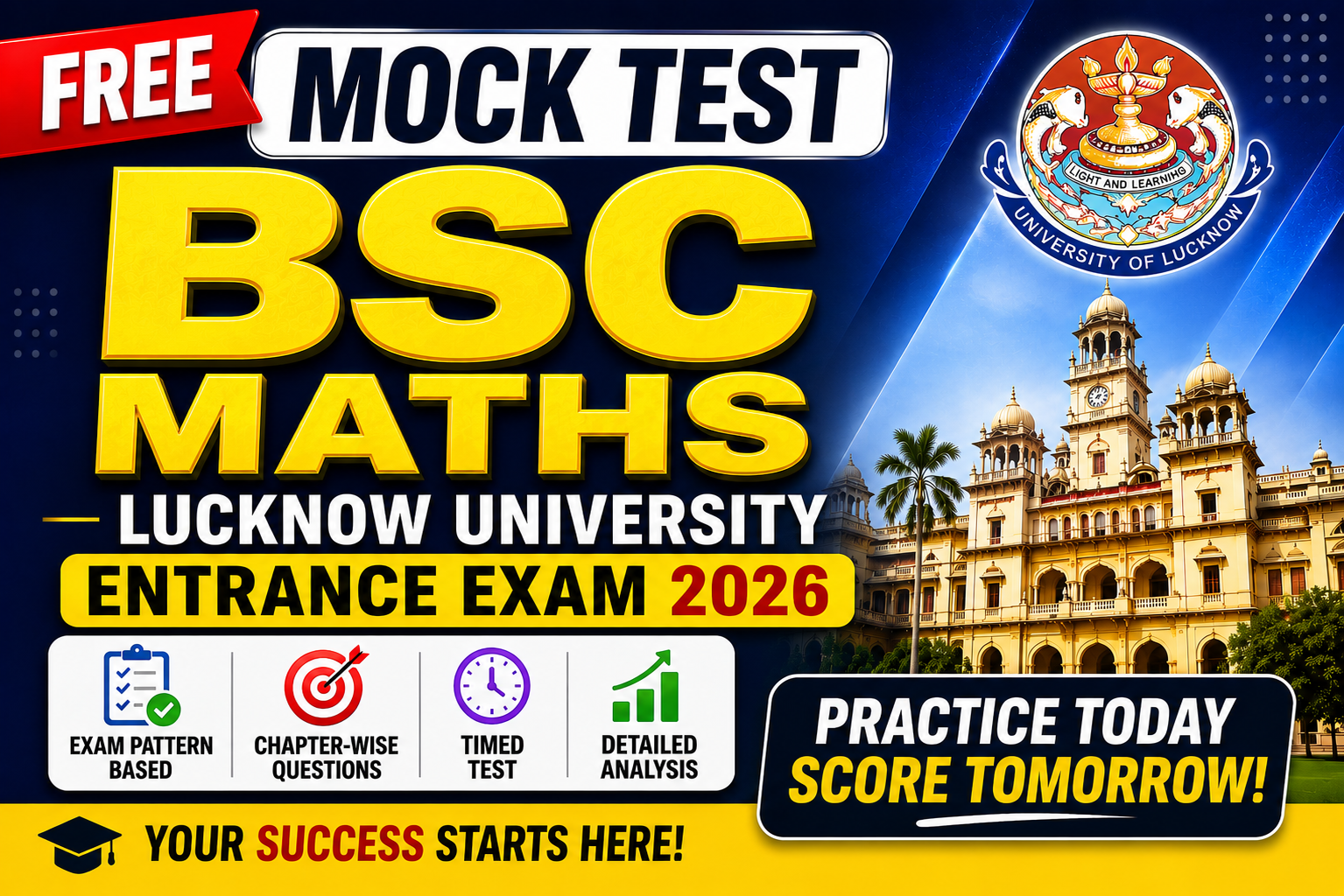 Free Mock Test B.Sc Maths