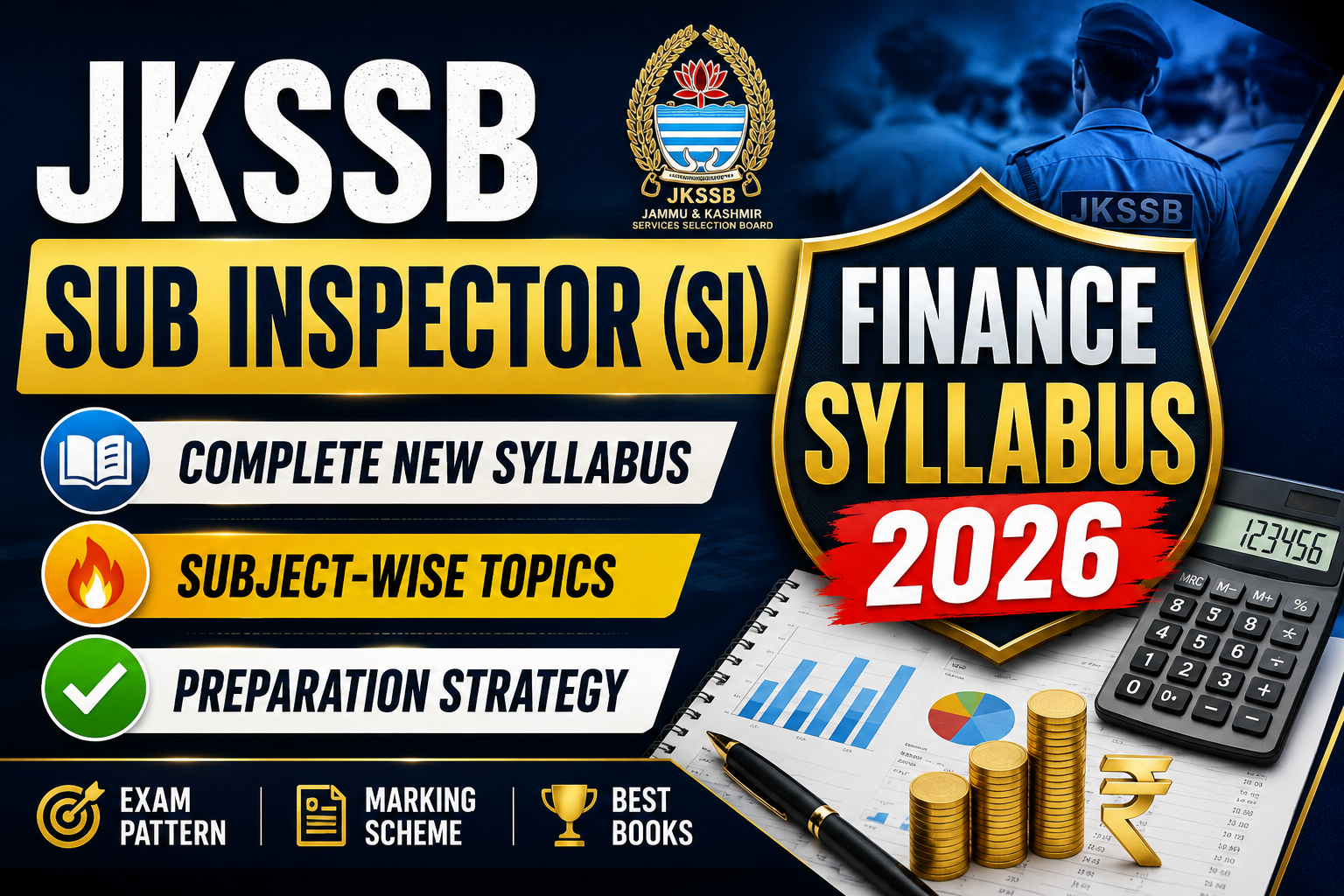 jkssb sub inspector finance syllabus 2026 download
