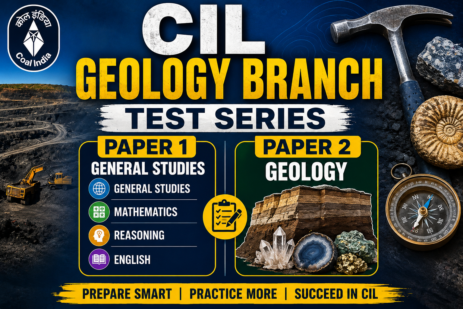 CIL Test Series For P-1 and Geology