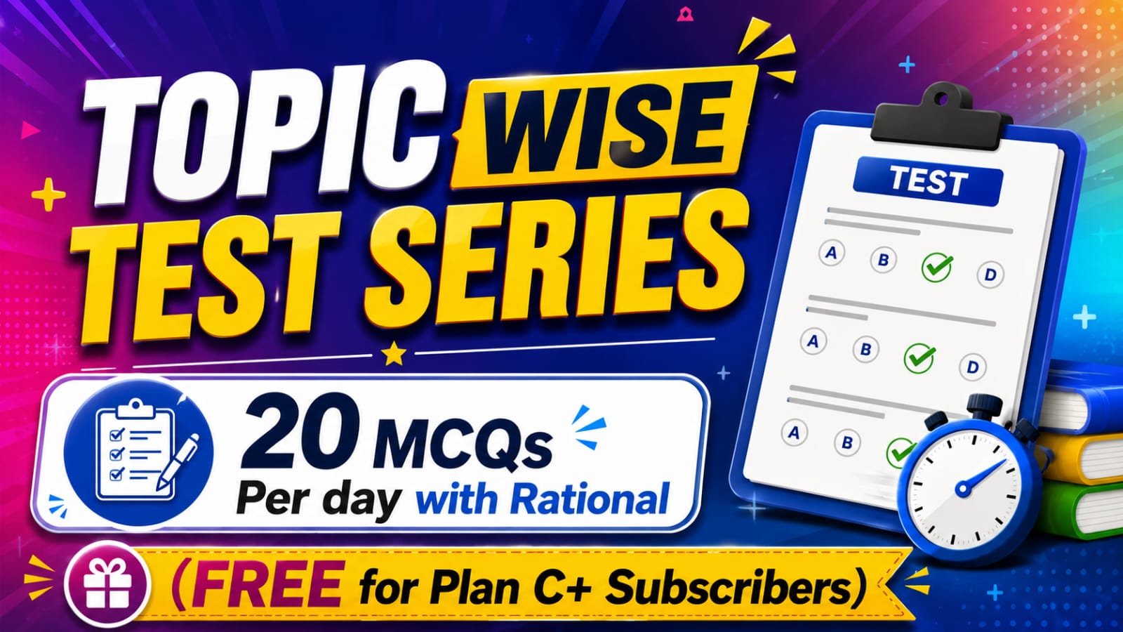 TOPIC WISE TESTS FOR NORCET-11