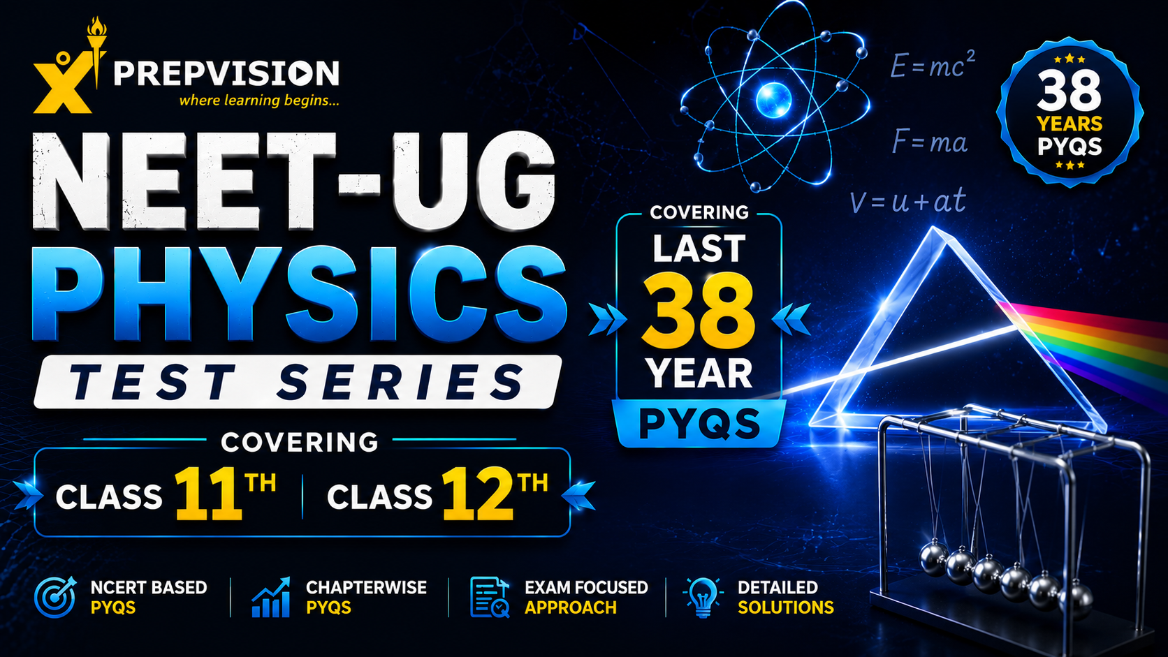 Physics Test Series (11th & 12th)
