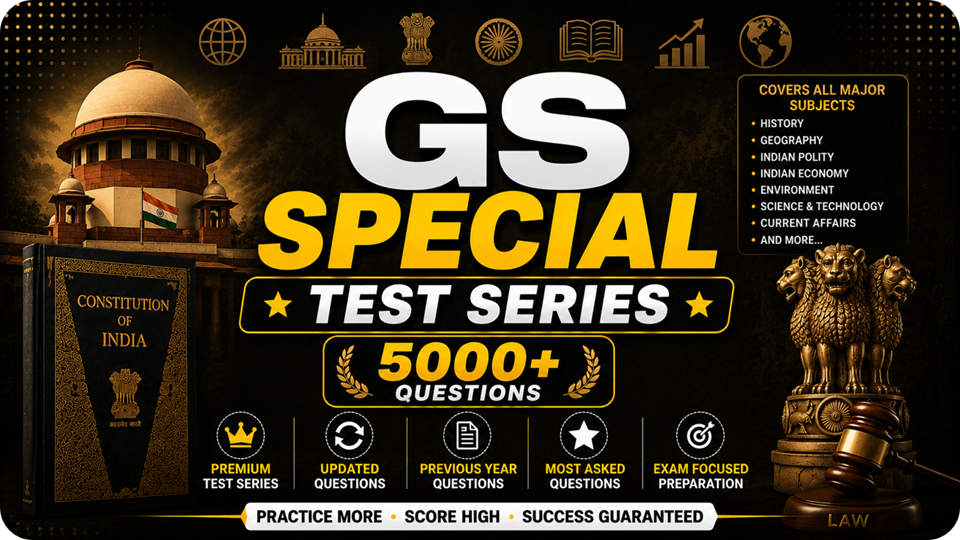 GS Special 5000+ Questions Test series