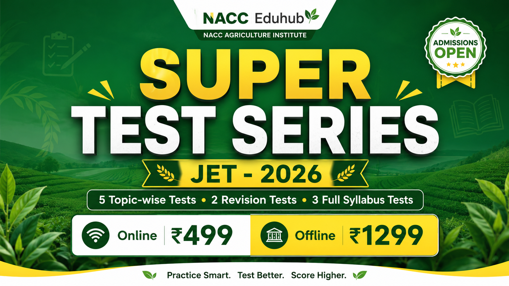 ✨ JET 2026 – SUPER TEST SERIES ✨