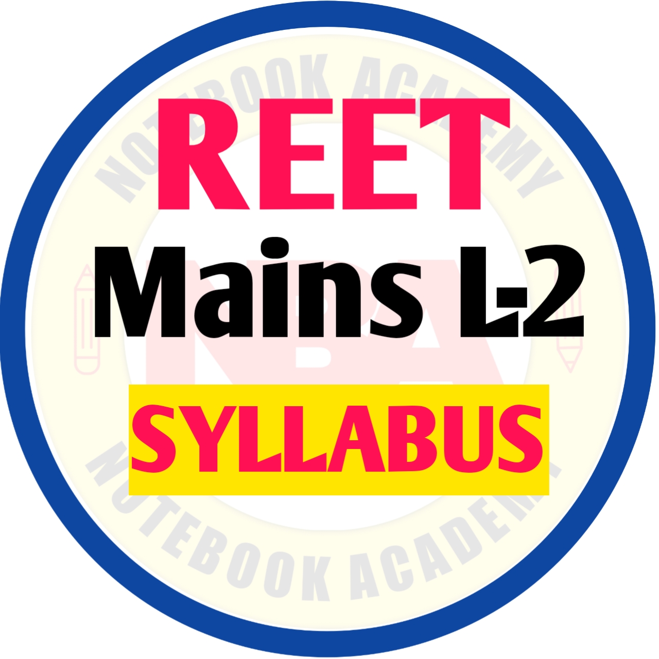 REET LEVEL 2 MAINS SYLLABUS