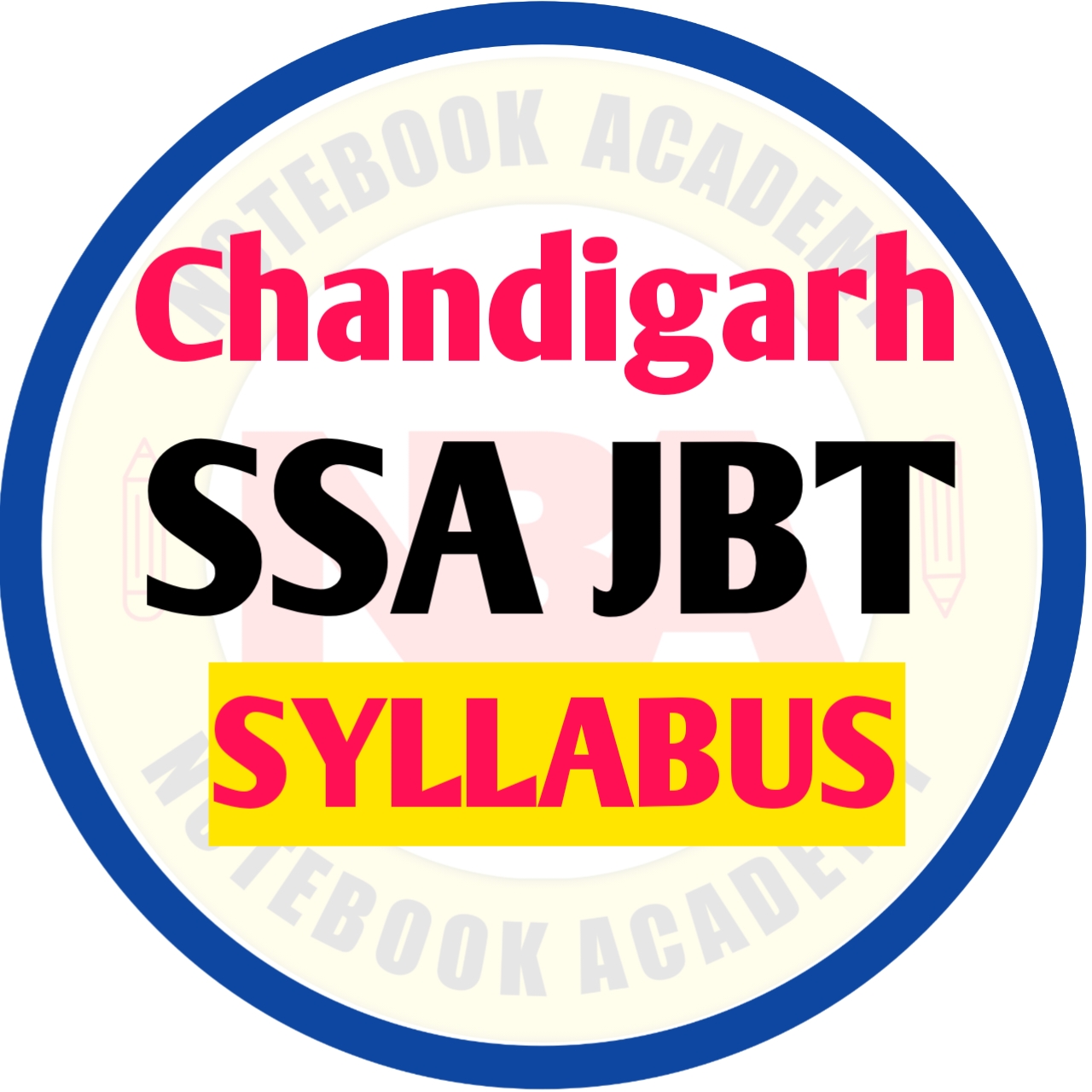 Chandigarh SSA JBT Syllabus