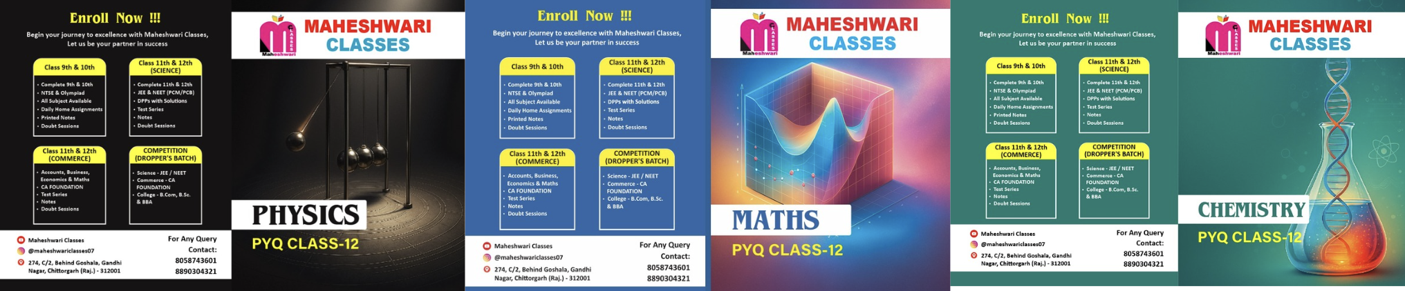 12th JEE -4 modules each subject
