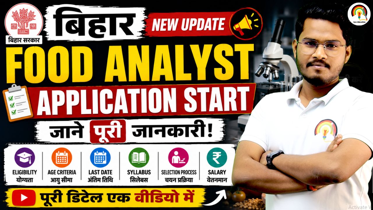 BTSC FOOD ANALYST 2026 NOTIFICATION