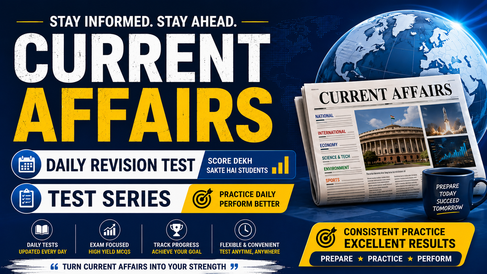 Daily Current Affairs  Revision Test series